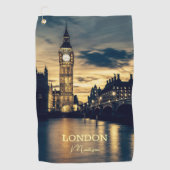Custom Name London ゴルフタオル (正面)
