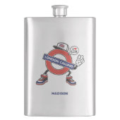 Custom Name London Calling フラスク (正面)