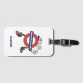 Custom Name London Calling ラゲッジタグ (正面横)