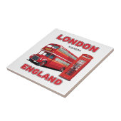 Custom Name London England タイル (側面)