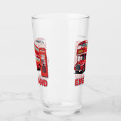 Custom Name London England タンブラーグラス (左)