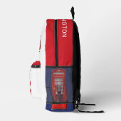 Custom Name London England プリントバックパック (右)
