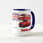 Custom Name London England マグカップ (正面右)
