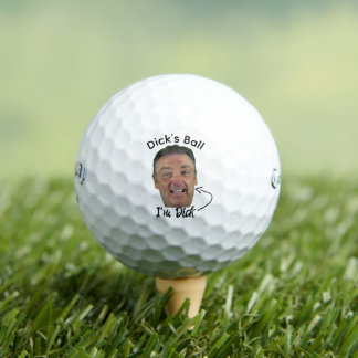 Custom Name Lost Golf Ball - Punny Photo Face Gift ゴルフボール