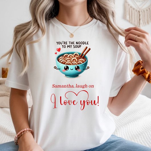 Custom Name Love Quote Funny Food Women Tee Tシャツ