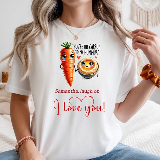 Custom Name Love Women T-Shirt Funny Food Art Tシャツ