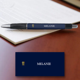 Custom Name Luxury Royal Elegant Monogran  ボールペン