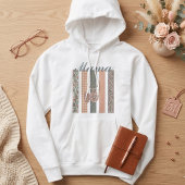 Custom Name Mama Floral Locket Hoodie - Personaliz パーカ