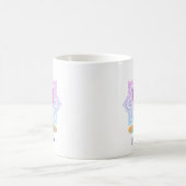 Custom Name Mandala Yoga Coffee Mug コーヒーマグカップ (中央)