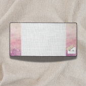 Custom Name Mauve Burgundy Heather Dusk  デスクマット