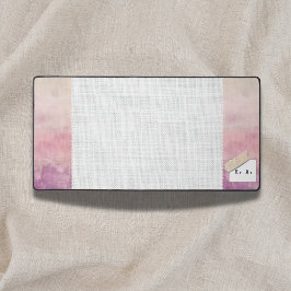 Custom Name Mauve Burgundy Heather Dusk  デスクマット