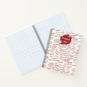 Custom Name Medical Anatomy Doodle Pattern Noteboo ノートブック (内部)