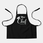 Custom Name Mini Chef Kids Apron エプロン (正面)