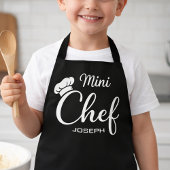 Custom Name Mini Chef Kids Apron エプロン