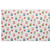 Custom Name & Monogram Ice Cream Fabric by Yard ファブリック (ファットクウォーター)