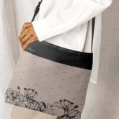 Custom Name & Monogram Pattern  クロスボディバッグ