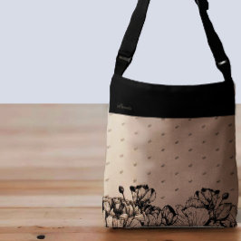 Custom Name & Monogram Pattern  クロスボディバッグ