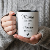 Custom Name Mother's Day Gift | Mama Established マグカップ