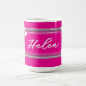 Custom Name Mug – Bright Colorful Glass Lens コーヒーマグカップ (中央)