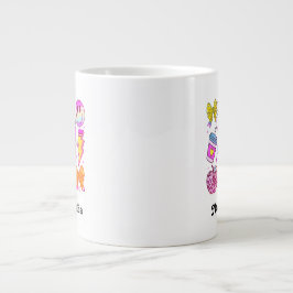 Custom Name Mug, Custom Teacher Mug,Back to school ジャンボコーヒーマグカップ
