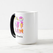 Custom Name Mug, Custom Teacher Mug,Back to school モーフィングマグカップ (正面左)