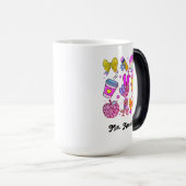 Custom Name Mug, Custom Teacher Mug,Back to school モーフィングマグカップ (正面右)