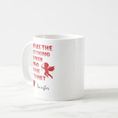 Custom Name Mug | Funny Online Dating Gift コーヒーマグカップ (正面左)