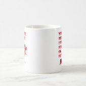 Custom Name Mug | Funny Online Dating Gift コーヒーマグカップ (中央)