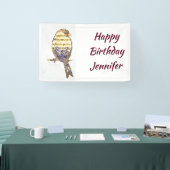 Custom Name Music Notes Song Bird 横断幕 (トレードショー)