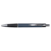 Custom Name Navy Blue Stylish Writing Pen Gift ボールペン (裏面)