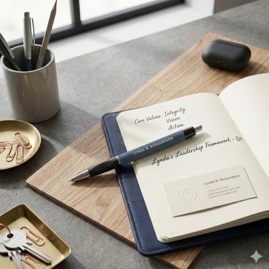 Custom Name Navy Blue Stylish Writing Pen Gift ボールペン