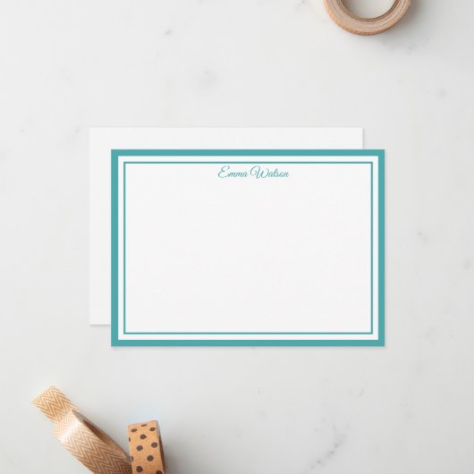 Custom Name Note Card ノートカード (正面/裏面インサイチュ)
