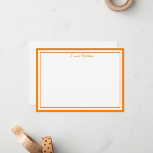 Custom Name Note Card ノートカード (正面/裏面インサイチュ)