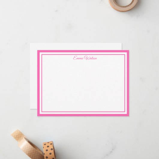 Custom Name Note Card ノートカード (正面/裏面インサイチュ)