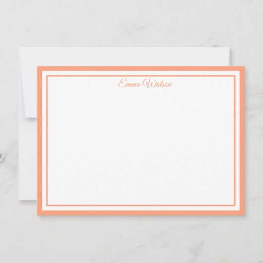 Custom Name Note Card ノートカード (正面)