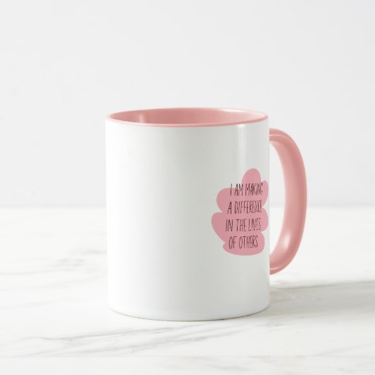 Custom Name Nurse Coffee Mug Gift マグカップ (正面右)