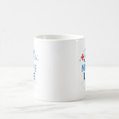 Custom Name Nurse Life Coffee Mug Gift コーヒーマグカップ (中央)