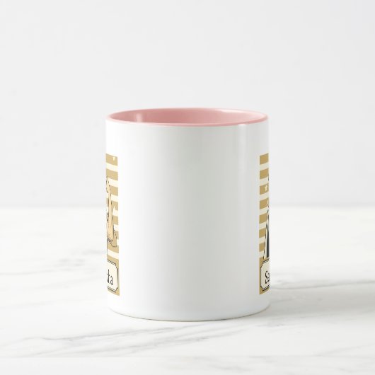 Custom Name Nurse life Coffee Mug Gift マグカップ (中央)