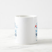 Custom Name Nurse Squad Coffee Mug Gift コーヒーマグカップ (中央)