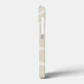 Custom Name on Beige Cream Simple Organic Pattern Case-Mate iPhoneケース (裏面 / 左)