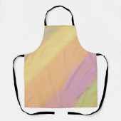 Custom Name on Cotton Candy Colors エプロン (正面)