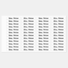 Custom name or company name fabric clothing ラベル