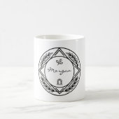 Custom Name or Initial Personalized Coffee Mug コーヒーマグカップ (中央)