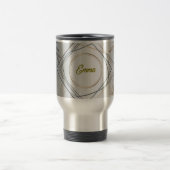 Custom Name or Initial Travel Mug – Personal Gift トラベルマグ (中央)