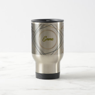 Custom Name or Initial Travel Mug – Personal Gift トラベルマグ