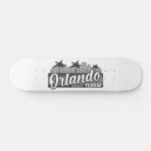 Custom Name Orlando Florida スケートボード (横)