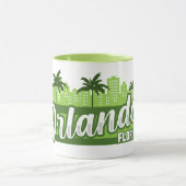 Custom Name Orlando Florida マグカップ (中央)