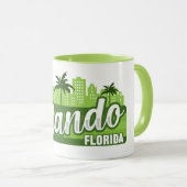 Custom Name Orlando Florida マグカップ (正面右)