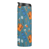 Custom Name Outdoor Gear Pattern タンブラー (回転右)