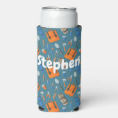 Custom Name Outdoor Gear Pattern Can Cooler スリム缶クーラー (Seltzer正面)